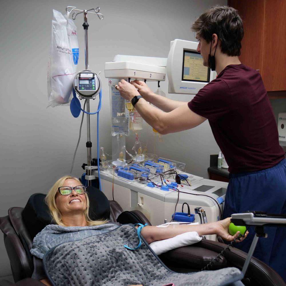 Plasma exchange therapy to support immune health and remove harmful substances