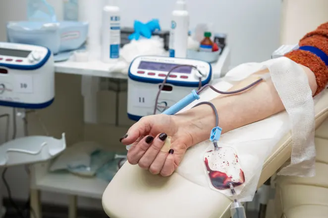 Plasma exchange process for removing harmful substances and supporting immune health